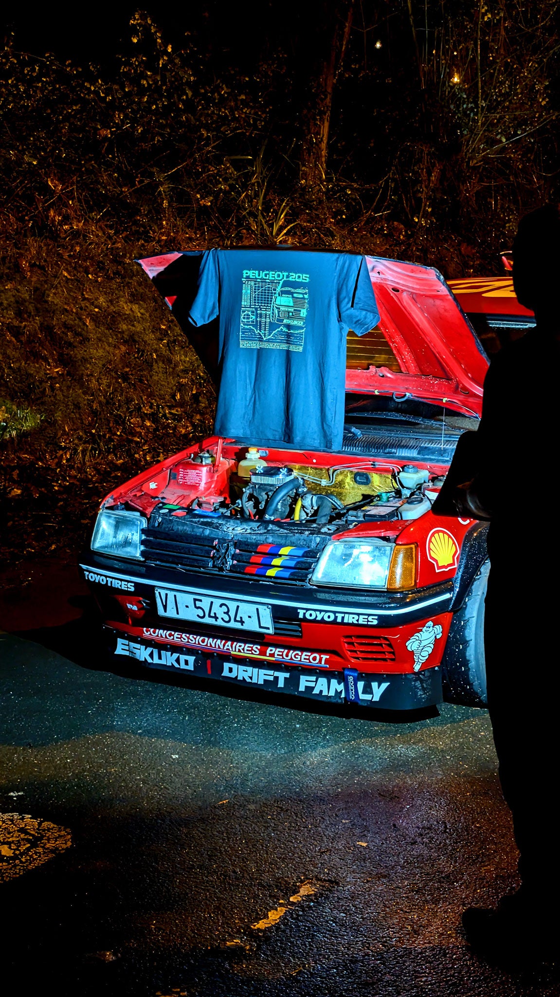 CAMISETA PEUGEOT 205 GOYO EDITION