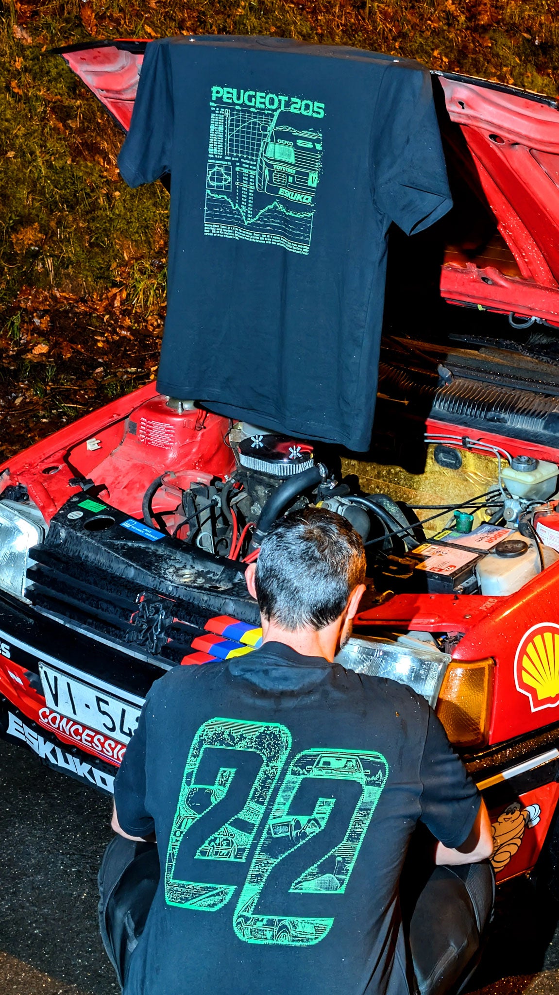 CAMISETA PEUGEOT 205 GOYO EDITION